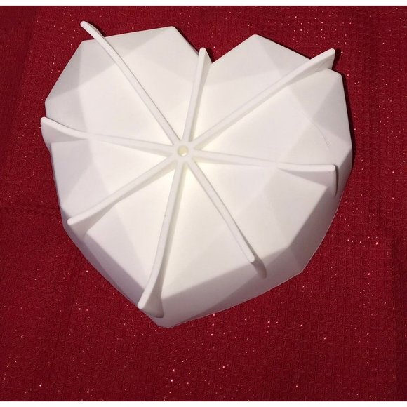 Silicone heart mold Candles or Chocolate and Wood Hammers - Picture 2 of 5